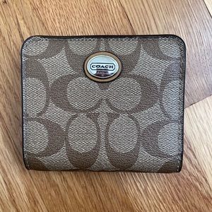 Coach Bifold Floral Wallet